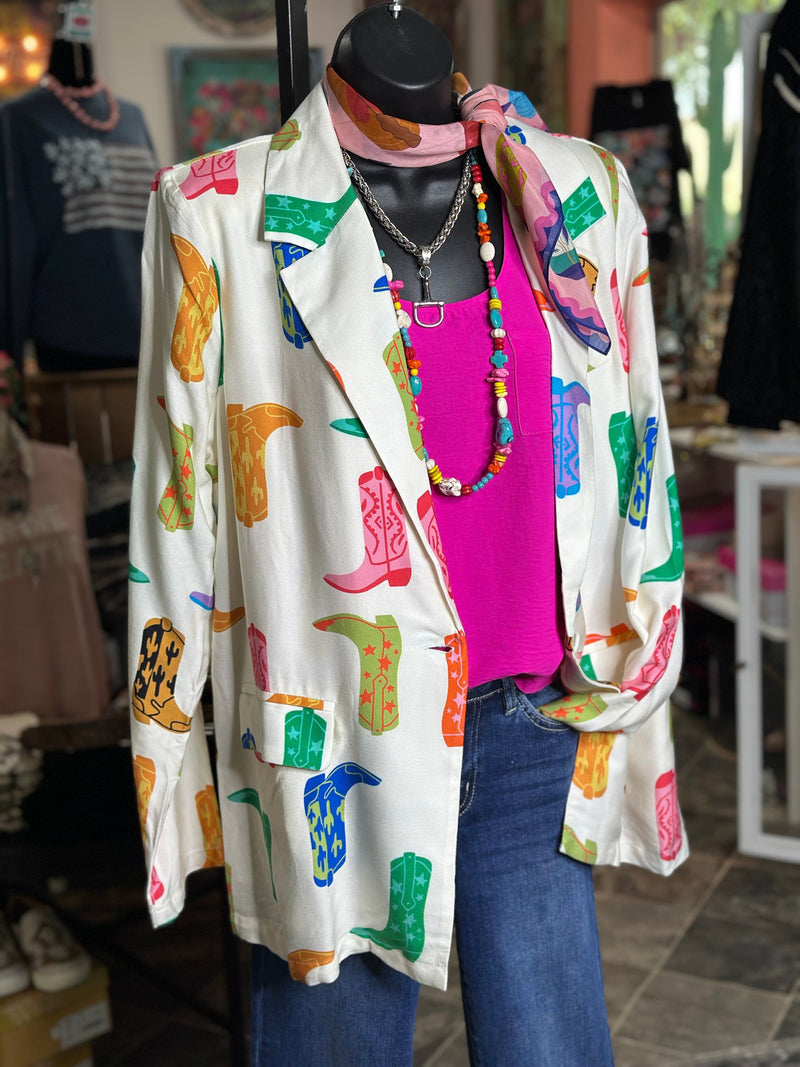 Shop Envi Me The Kickin Cowgirl Boots In Spring Blazer