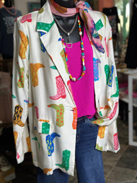 Shop Envi Me The Kickin Cowgirl Boots In Spring Blazer