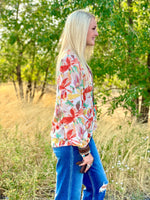 Shop Envi Me tops The La Mesa Spring Floral Top