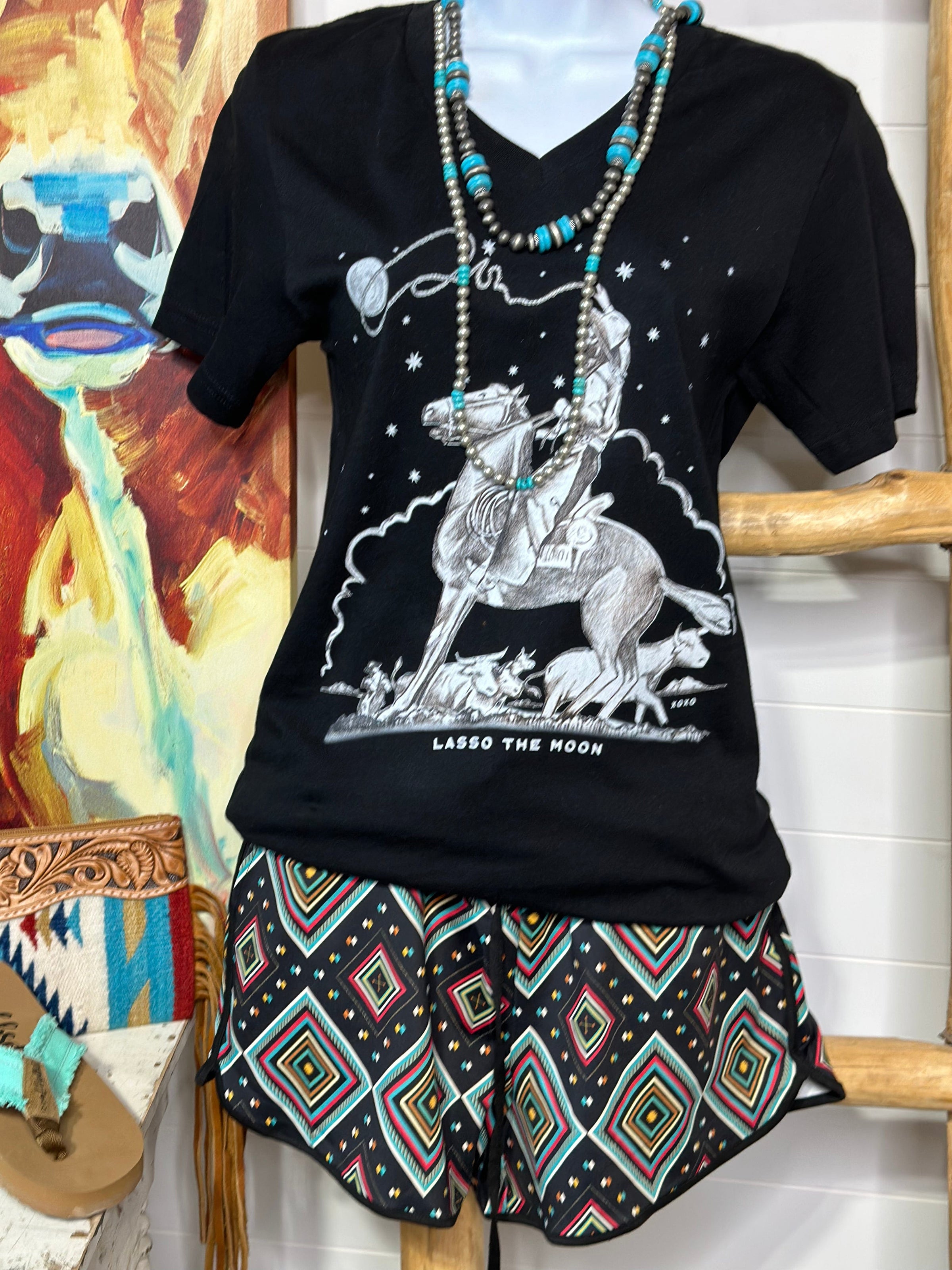 Shop Envi Me It's T-shirt Kinda Day The Lasso The Moon & Stars Tee