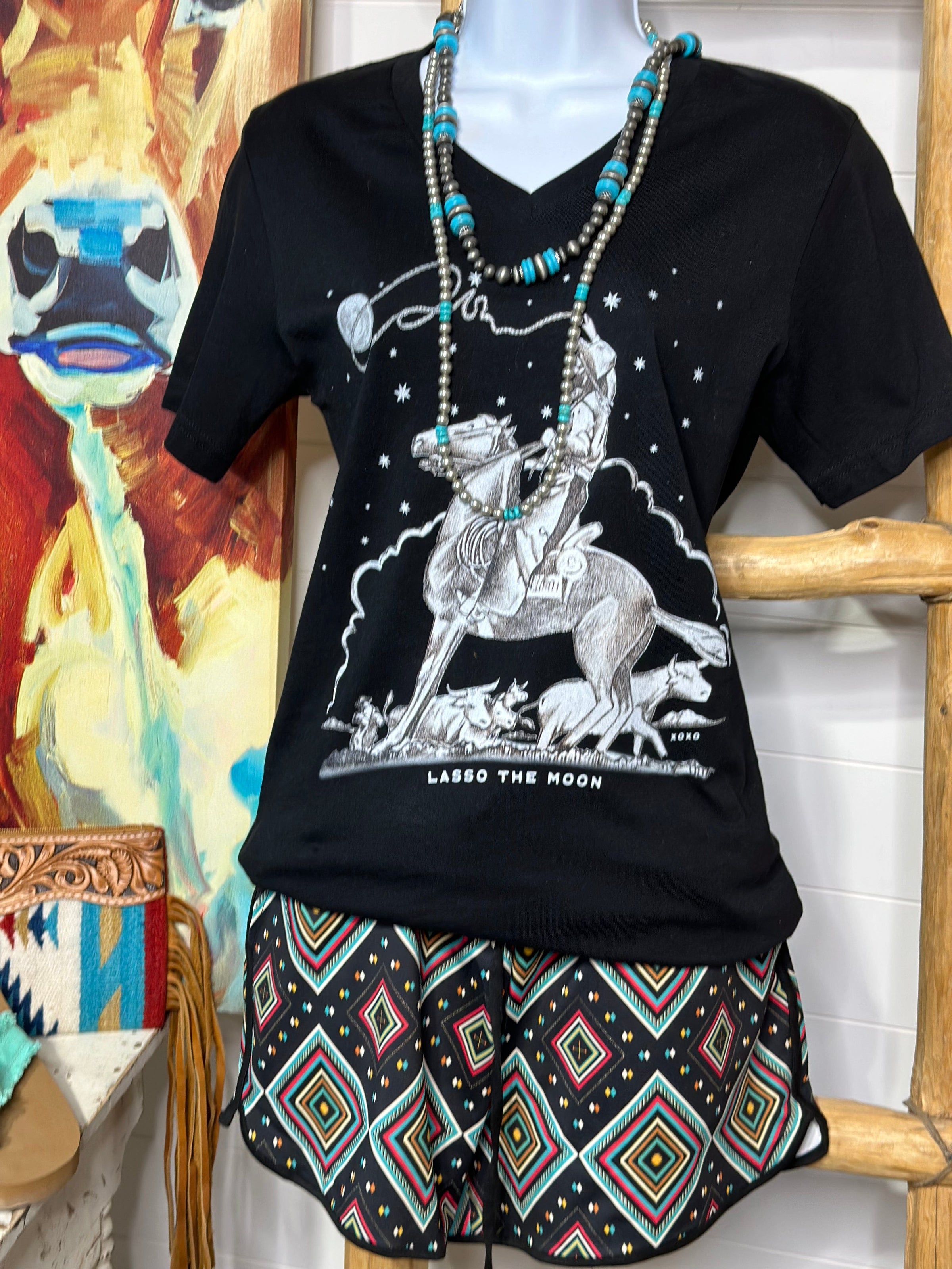 Shop Envi Me It's T-shirt Kinda Day The Lasso The Moon & Stars Tee