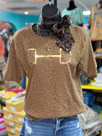Shop Envi Me It's T-shirt Kinda Day The Leopard Snaffle Bit Tee
