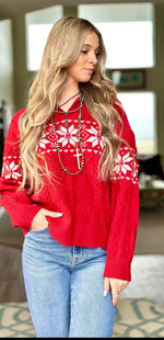 Shop Envi Me Tops and Tunics The Let It Snow Holiday Sweater