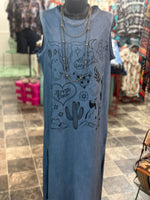 Shop Envi Me Dress it up The Lets Go Girls Tee Shirt Maxi Dress