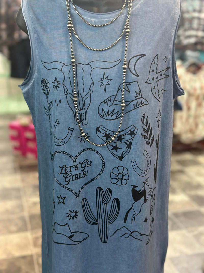 Shop Envi Me Dress it up The Lets Go Girls Tee Shirt Maxi Dress