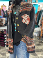 Shop Envi Me Cardigans and Kimonos The Life On The Ranch Vintage Hereford Cardigan