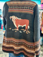 Shop Envi Me Cardigans and Kimonos The Life On The Ranch Vintage Hereford Cardigan