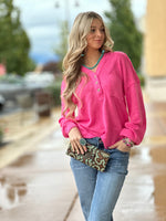 Shop Envi Me Tops and Tunics The Like It Pink Montana Hoodie