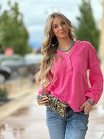 Shop Envi Me Tops and Tunics The Like It Pink Montana Hoodie