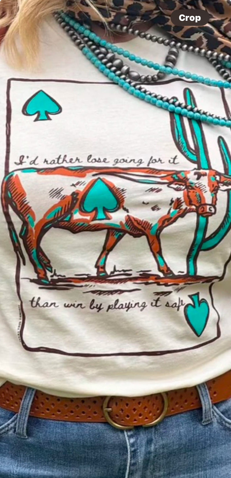 Shop Envi Me It's T-shirt Kinda Day The Lucky LHorn V Neck Tee