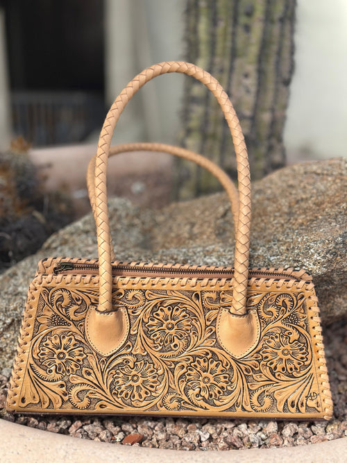 Shop Envi Me Arm Candy The Marilyn Tooled Leather Bag