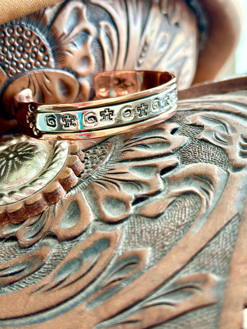 Shop Envi Me Bracelets Sterling Silver & Copper The Marisol Thunderbird Copper & Sterling Silver Cuff Bracelet