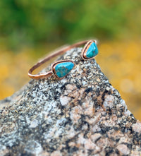 Shop Envi Me Bracelets Turquoise & Copper The Marisol Turquoise & Copper Cuff Bracelet