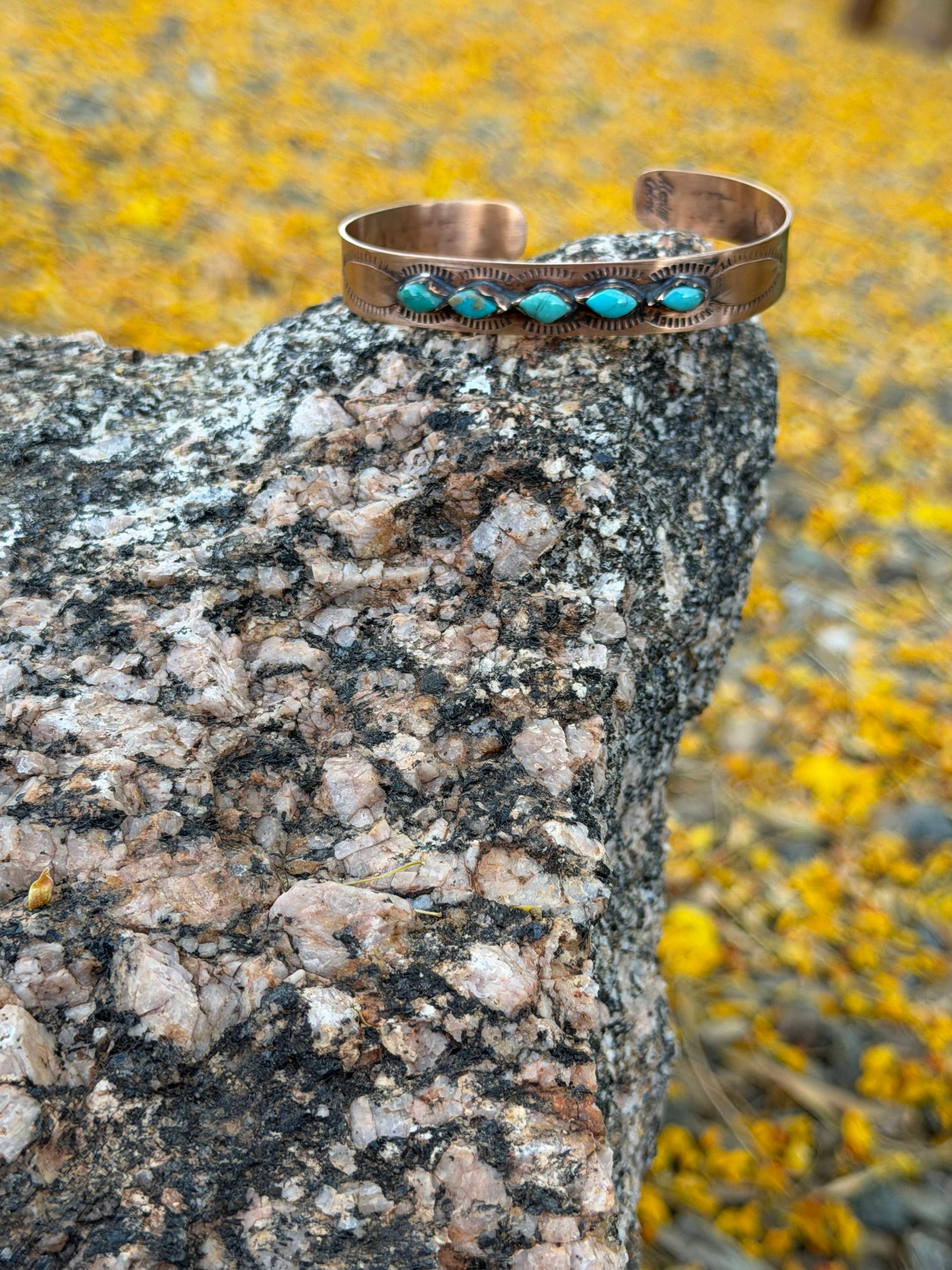 Shop Envi Me Bracelets Sterling Silver & Copper The Mesa Copper & Turquoise Cuff Bracelet
