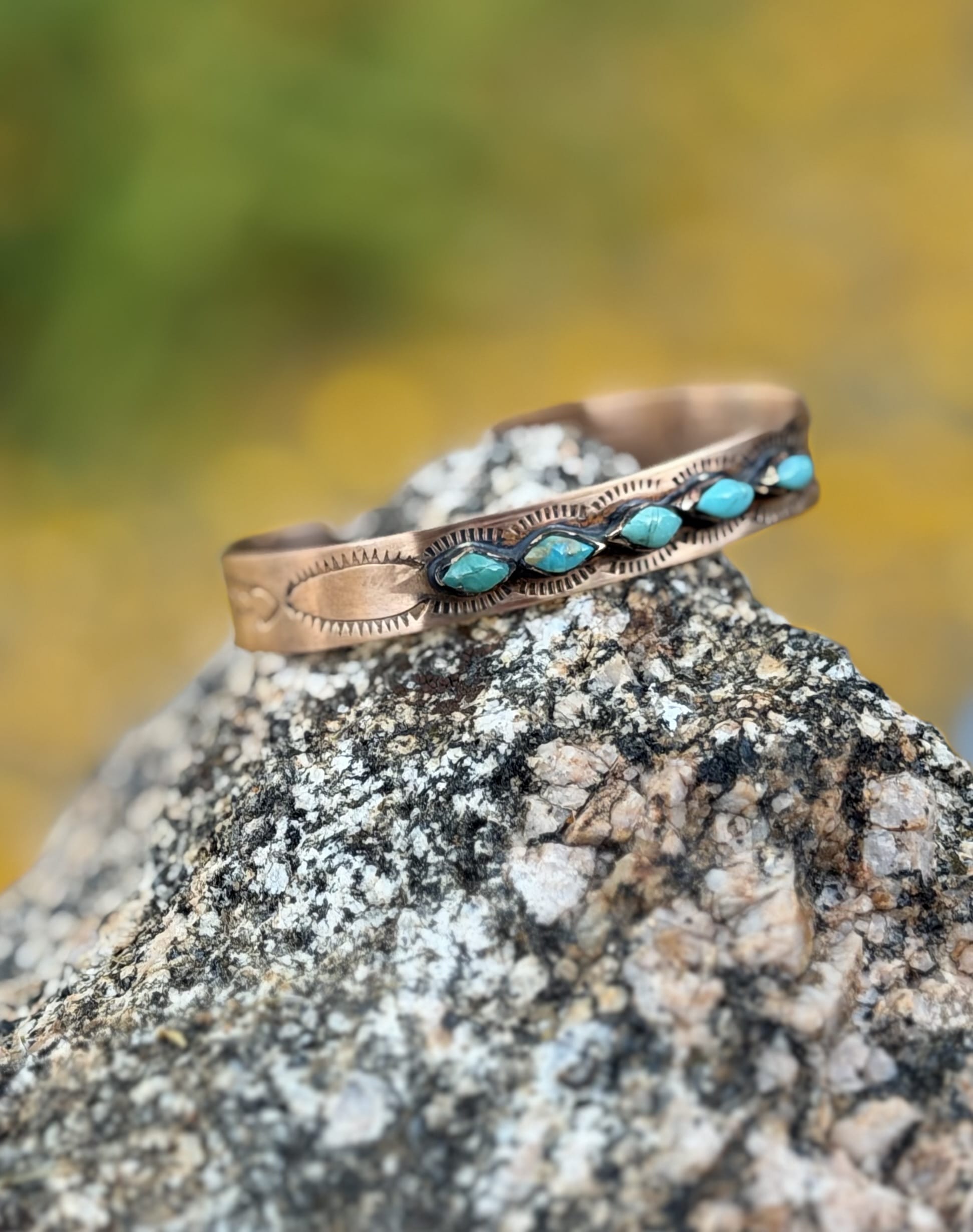 Shop Envi Me Bracelets Sterling Silver & Copper The Mesa Copper & Turquoise Cuff Bracelet