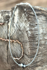 Shop Envi Me Necklaces Sterling The Mesa Plains Sterling Silver Pearl Necklace