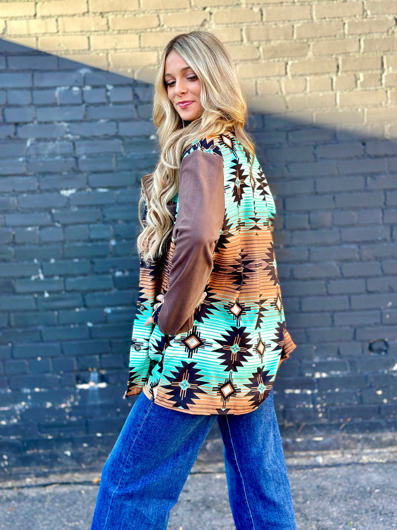 Shop Envi Me Cardigans and Kimonos The Miles City Aztec Jacket