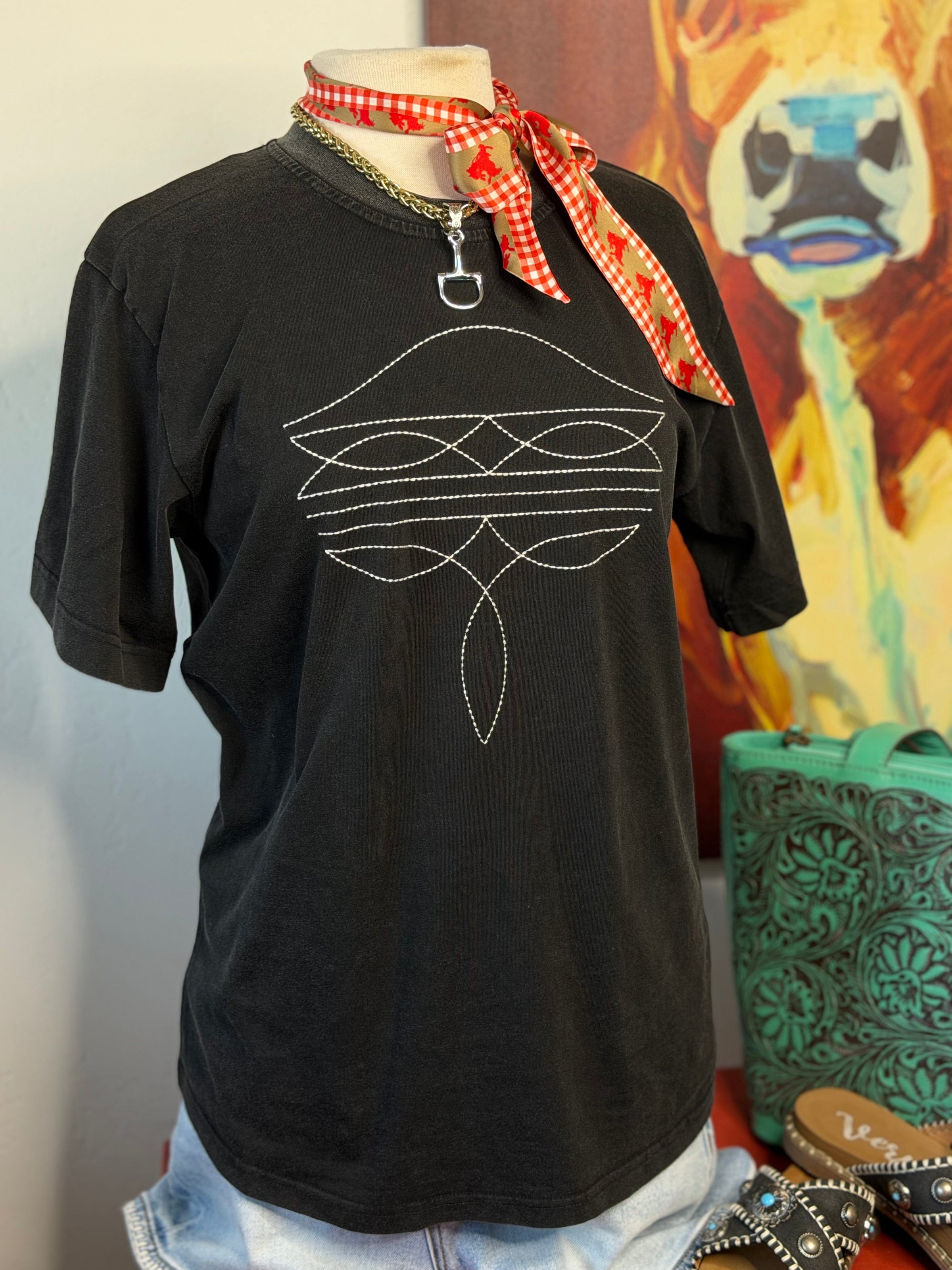 Shop Envi Me Tops and Tunics The Mineral Wash Bootstitch Tee