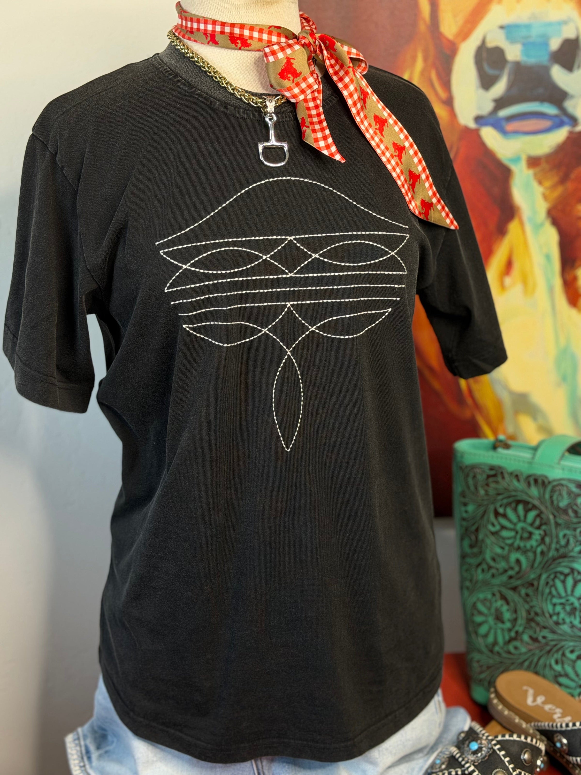 Shop Envi Me Tops and Tunics The Mineral Wash Bootstitch Tee