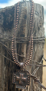 Shop Envi Me Jewelry The Mission Copper Cross Southwest Necklace
