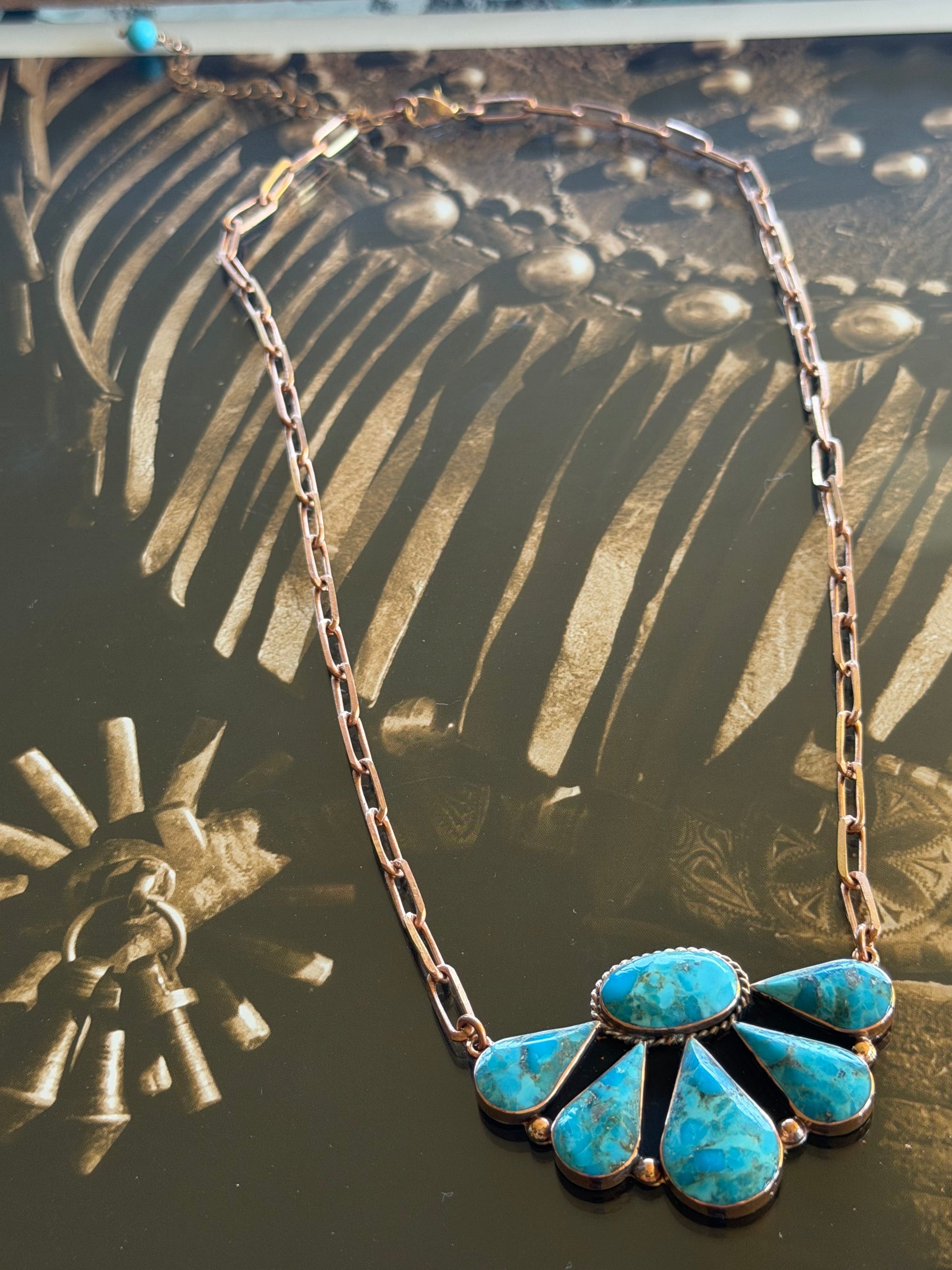Shop Envi Me Jewelry The Mission Copper & Turquoise Southwest Necklace