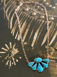 Shop Envi Me Jewelry The Mission Copper & Turquoise Southwest Necklace