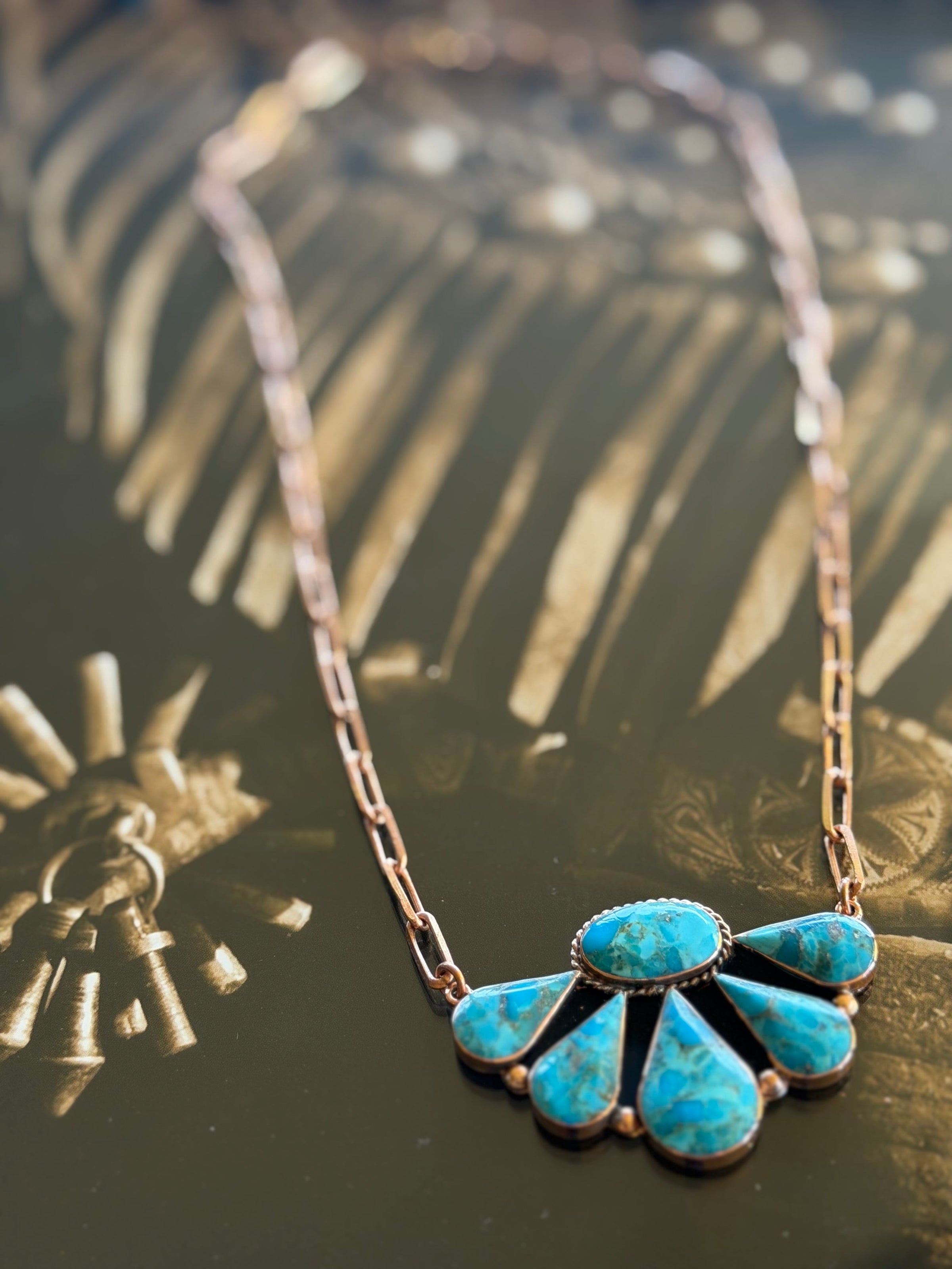 Shop Envi Me Jewelry The Mission Copper & Turquoise Southwest Necklace