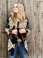 R Cinco RAnch Cardigans and Kimonos The Montana Beth Aztec Sweater Small & Med Only