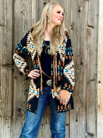 R Cinco RAnch Cardigans and Kimonos The Montana Beth Aztec Sweater Small & Med Only