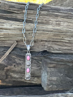 Shop Envi Me Necklaces The Must Have Pink Star Bar Paperclip Chain Necklace On Paperclip Chain