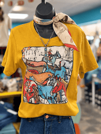Shop Envi Me It's T-shirt Kinda Day The Mustard Remuda Tee