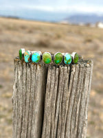 Shop Envi Me Bracelets Sterling The NA Made Gallup Turquoise Sterling Silver Cuff Bracelet