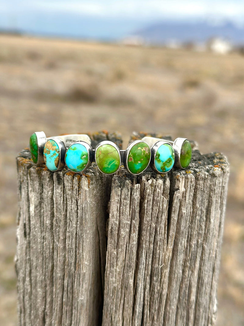 Shop Envi Me Bracelets Sterling The NA Made Gallup Turquoise Sterling Silver Cuff Bracelet