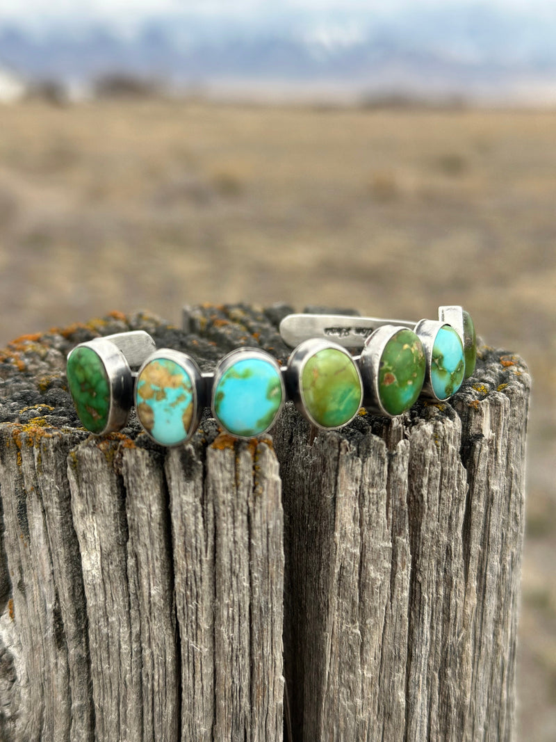 Shop Envi Me Bracelets Sterling The NA Made Gallup Turquoise Sterling Silver Cuff Bracelet