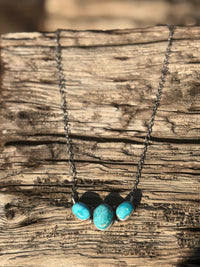 Shop Envi Me Earrings Sterling Kingman Turquoise The NA Sterling Silver & Kingman Turquoise On The Mesa Handmade Necklace
