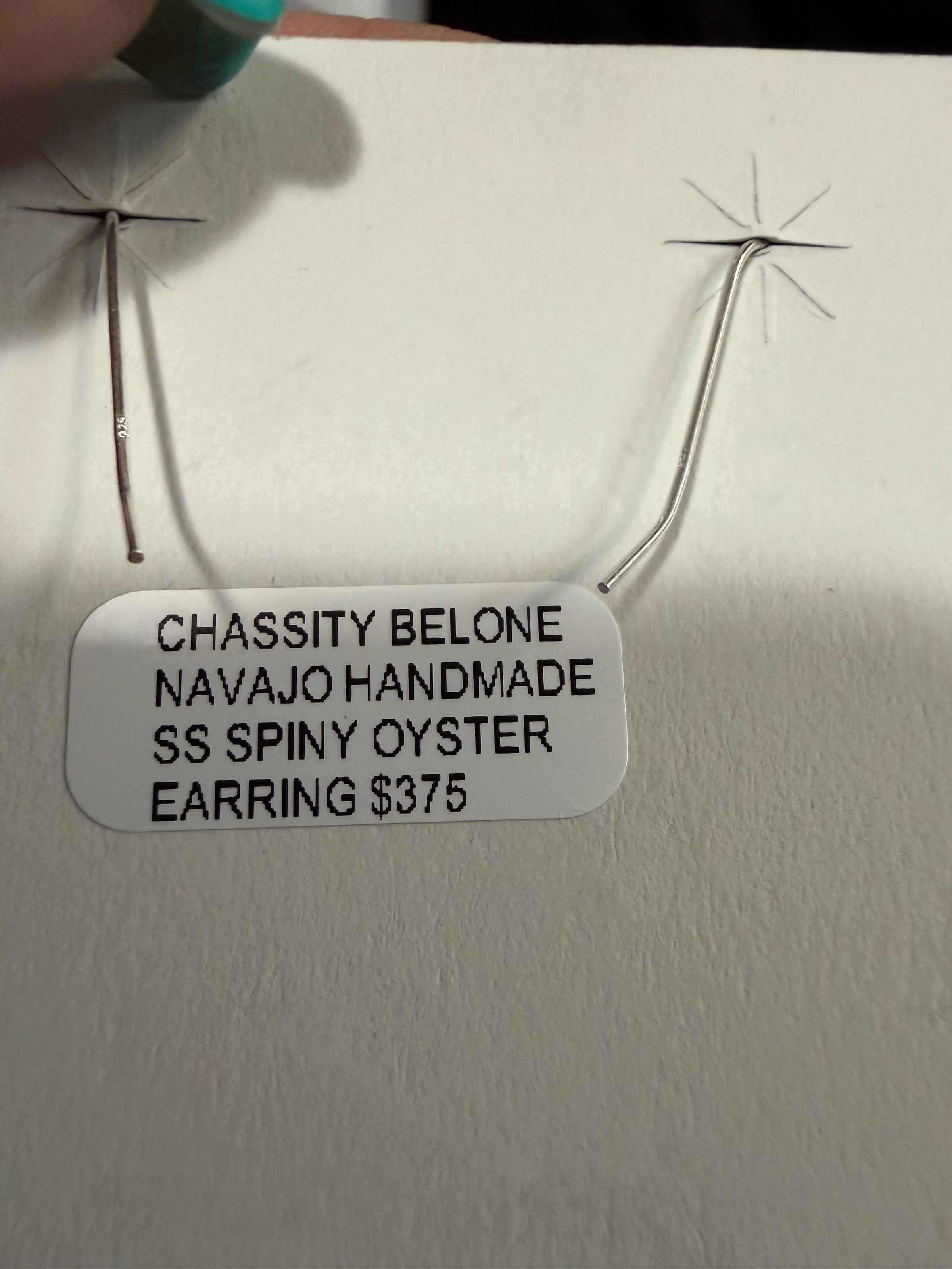 Shop Envi Me Earrings Silver The NA Sterling Silver & Spiney Oyster Drop Earring