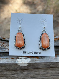 Shop Envi Me Earrings Silver The NA Sterling Silver & Spiney Oyster Drop Earring
