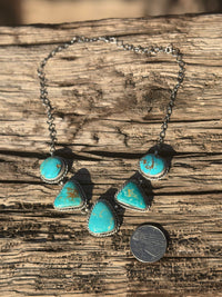 Shop Envi Me Necklaces The NA Weatherford Real Turquoise & Sterling Silver Necklace