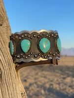 Shop Envi Me Bracelets Silver & Turquoise The New Kingman Silver & Turquoise (Real) Southwest Cuff Bracelet