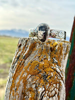Shop Envi Me Bracelets Silver & Kingman Turquoise The Nopal Native American Sterling Silver & White Buffalo Turquoise (Real) Southwest Cuff Bracelet