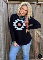 Shop Envi Me Cardigans and Kimonos The North Of Santa Fe Aztec Sweatshirt
