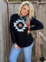 Shop Envi Me Cardigans and Kimonos The North Of Santa Fe Aztec Sweatshirt