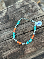 Shop Envi Me Earrings One The Oceans Turquoise & Spiney Oyster Sterling Navajo Pearl Hoop Bracelet NA made
