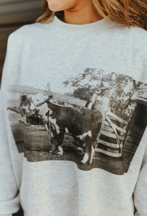 Shop Envi Me Tops and Tunics The Old School Hereford Sweatshirt