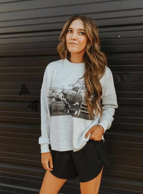 Shop Envi Me Tops and Tunics The Old School Hereford Sweatshirt