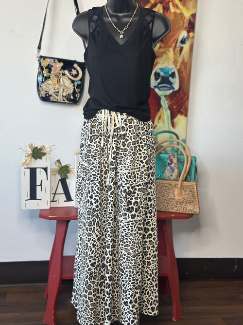 Shop Envi Me Bottoms The Outback Cheetah Loose Fit Pant