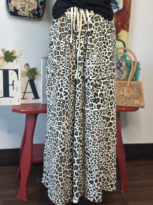 Shop Envi Me Bottoms The Outback Cheetah Loose Fit Pant