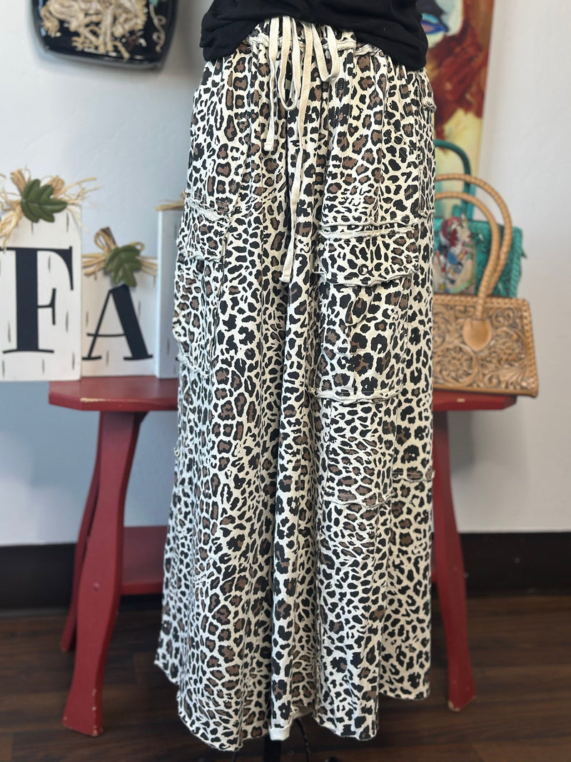 Shop Envi Me Bottoms The Outback Cheetah Loose Fit Pant