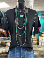 Shop Envi Me Tops and Tunics The Pancho Villa Concho Fringe Top