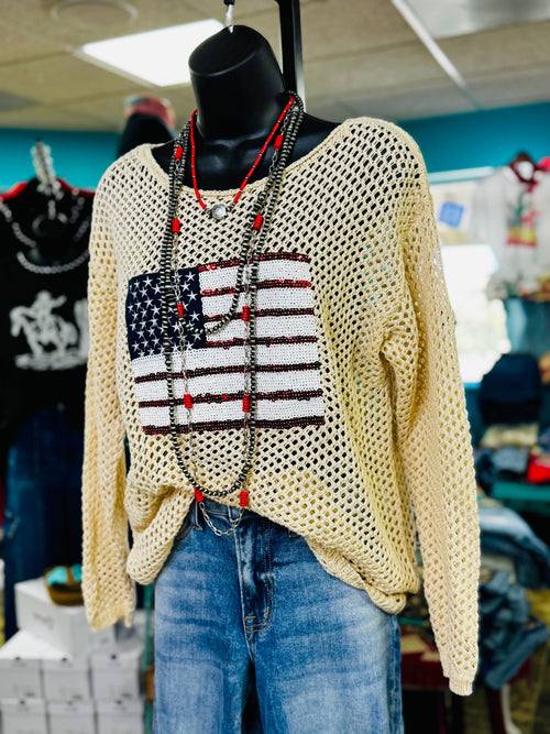Shop Envi Me The Patriot Stars & Stripes Top